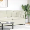 vidaXL Modulares Sofa Eckmodul mit Kissen Creme 100 cm Produktbild-Vorschau 2