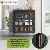 Mein-Regal Highboard Glasgow aus Metall Beistellschrank 2 Produktbild-Vorschau 4