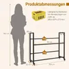 COSTWAY Getränkekistenregal für 6 Kisten, klassisches Regal Produktbild-Vorschau 8