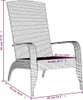 vidaXL Adirondack-Gartenstuhl Schwarz Poly Rattan Produktbild-Vorschau 7