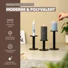 bremermann Lot de 3 bougeoirs 2en1, chandeliers, métal, Voir les images du produit 3