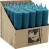 Stabkerzen aus Paraffin, 100/22 mm, Ozeanblau, KERZENFARM Produktbild-Vorschau 1