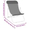 vidaXL Strandstühle 2 Stk. Textilene & Pulverbeschichteter Produktbild-Vorschau 13