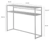 CALICOSY -  Schwarze Metall-Konsole L112 cm - OLLI Produktbild-Vorschau 11