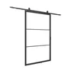 inova Loft-Glasschiebetür 880 x 2035 mm, 3 Felder Klarglas, Produktbild-Vorschau 4