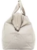 A side view of a beige duffel bag on a white background. Anteprima dell’immagine prodotto