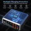 660 W GaN USB nabíjačka s 10 portmi (6x USB-C + 4x USB-A) Náhľad obrázku produktu 4
