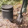 Fiskars Rýč Ergonomic PRO drenážní, černý (1066709) Anteprima dell’immagine prodotto 4