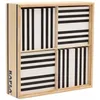 Set di tavole in legno Kapla 100 pezzi in bianco e nero Anteprima dell’immagine prodotto 2