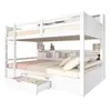 Etagenbett mit 2 Schlafgelegenheiten und Lattenrost, 90x200 Produktbild-Vorschau 1