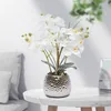 Kunstpflanze Künstliche Orchidee mit Topf Kunstblume Produktbild-Vorschau 7