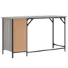 vidaXL Počítačový stůl Grey Sonoma 131x48x75 cm Materiál na Náhled obrázku produktu 7
