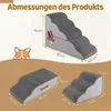 KOMFOTTEU Hundetreppe, Hunderampe aus hochdichtem Produktbild-Vorschau 6
