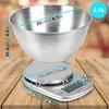 Duronic KS5000 SR/SS Küchenwaage | 5 kg Digitalwaage oval Produktbild-Vorschau 2
