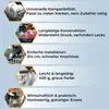 Marketing image with text and icons describing product features. Voir les images du produit