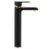 A black and gold faucet is shown against a white background. Produktbild-Vorschau