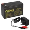 Agm Blei Akku Batterie 12V 7,2Ah + Ladegerät Produktbild-Vorschau 1