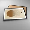 Gerahmtes Poster - Schwarzer Rahmen - Abstraktion Geometrie Produktbild-Vorschau 3