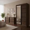 BEAUTYSOFA Kommode MIRELA 160 cm Warmia Walnuss, Sideboard Produktbild-Vorschau 11