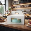 Boîte à gâteaux KAPAK, modèle 5, blanche, dimensions Voir les images du produit 3