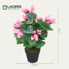 Lacers SMARAGDLINE künstliches Alpenveilchen 2er Set rosa - Produktbild-Vorschau 2