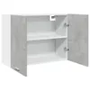 vidaXL Hängeschrank Betongrau 80x31x60 cm Holzwerkstoff Produktbild-Vorschau 5