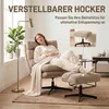 HOMCOM Relaxsessel mit Höhenverstellbarem Hocker Drehbarer Produktbild-Vorschau 4