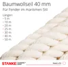 Seilwerk STANKE Baumwollseil 40mm x 20m, 3-schäftig gedreht Produktbild-Vorschau 3