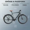 E-bike 28 Zoll 175 - 210 cm Rostfreie Aluminiumlegierung Produktbild-Vorschau 15