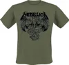 Metallica T-Shirt Herren Roam Blast Olive oliv Band-Merch, Produktbild-Vorschau 1