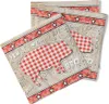 Sovie HOME Serviette BBQ-Grillfest in Rot-Beige aus Tissue Produktbild-Vorschau 5