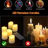 Wiederaufladbare LED-Kerzen, 6er-Pack flammenlose Kerzen Produktbild-Vorschau 2