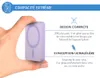 PB MagSafe 5000mAh Mini Magnet USB C 15W Violet Voir les images du produit 3