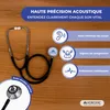 Stéthoscope Mobiclinic avec double tube, léger, pour Voir les images du produit 5