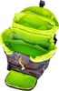 The inside of an open backpack is shown, with various compartments and folders visible. Anteprima dell’immagine prodotto
