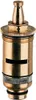 A close-up studio shot of a brass plumbing valve component. Produktbild-Vorschau