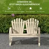 Sweiko Gartenbank, Wagenrad-Design, für 2 Personen, Produktbild-Vorschau 6