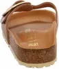 A close-up view of the insole and strap of a Birkenstock sandal. Podgląd zdjęcia produktu