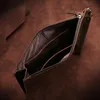 INF Herren-Leder-Clutch, Handtasche aus Vintage-Rindsleder Produktbild-Vorschau 6