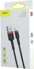 Câble Lightning Usb Baseus Cafule 2.4A 1M (Czarno-Czerwony) Voir les images du produit 14