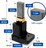 2x Kohlebürsten 32x11x7 mm Motorkohlen für Dyson DC05 DC07 Produktbild-Vorschau 4