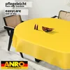 Tischdecke Textil-Optik UNI Gelb Oval 180x140cm Produktbild-Vorschau 4