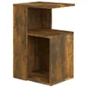 vidaXL Table d'appoint chêne fumé 36x30x56 cm Bois Voir les images du produit 9