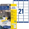 AVERY Zweckform 7160-10 210 Adressetiketten weiß 63,5 x Voir les images du produit 9