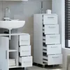 Vicco Badschrank Ilias, 30 x 95 cm, Weiß Produktbild-Vorschau 5