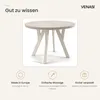 VENASI Ausziehbarer runder Esstisch ATO, 80-160 cm, Produktbild-Vorschau 11