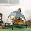 PawHut Haustierbett mit Baldachin Erhöhtes Hundebett Produktbild-Vorschau 2