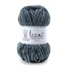 LEAMI Chenille Soft UNI 110 dunkelgrau Produktbild-Vorschau 3
