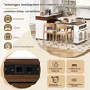 Tavolo allungabile con prese elettriche integrate, vetro Anteprima dell’immagine prodotto 5
