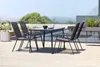 4er-Set Gartenstühle für Terrasse oder Balkon Schwarz Produktbild-Vorschau 9